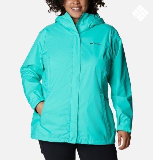 Women's Columbia Arcadia II Jackets Turquoise | Plus Size CA-YAC0L